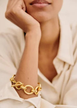 Outlet Sezane Armband Agathe Goldfarben