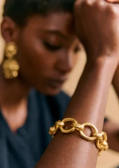 Outlet Sezane Armband Agathe Goldfarben