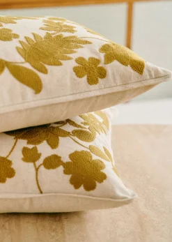 Outlet Sezane Bestickte Kissen - Großes Modell
