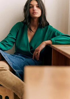 Best Sezane Bluse Abélia