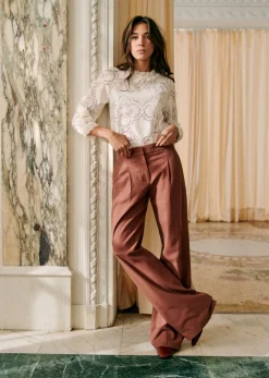 Clearance Sezane Bluse Bianca