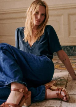 Discount Sezane Bluse Minara
