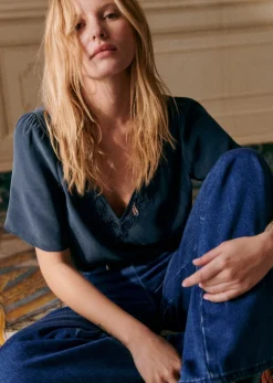 Discount Sezane Bluse Minara
