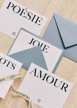 Clearance Sezane Briefpapierset Wörter