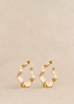 Online Sezane Creolen Anne Goldfarben