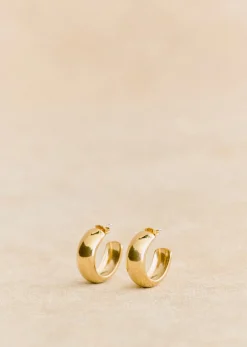 Best Sezane Creolen Romie Goldfarben