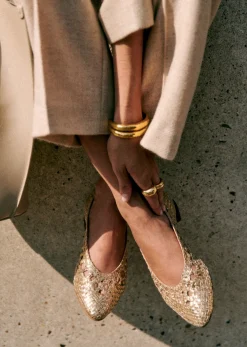 Discount Sezane Flache Ballerinas Anya