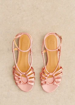 Online Sezane Flache Sandalen Gloria