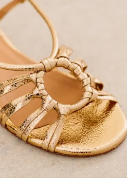 Online Sezane Flache Sandalen Gloria