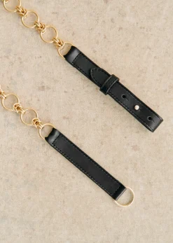 Online Sezane Gürtel Capucine Schwarz