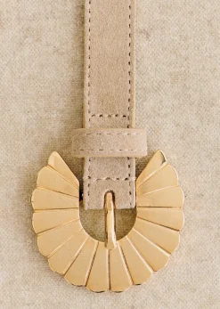 Discount Sezane Gürtel Fine Sandy