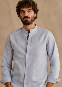 Clearance Sezane Hemd Benny Baumwolle Leinen