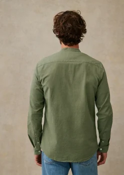 Clearance Sezane Hemd Benny Baumwolle Leinen
