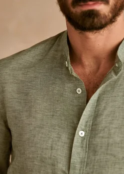 Clearance Sezane Hemd Benny Baumwolle Leinen
