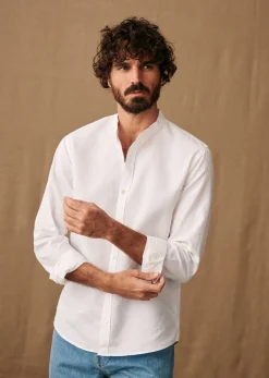 Clearance Sezane Hemd Benny Baumwolle Leinen