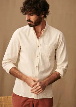 Discount Sezane Hemd Charlie Baumwolle Leinen