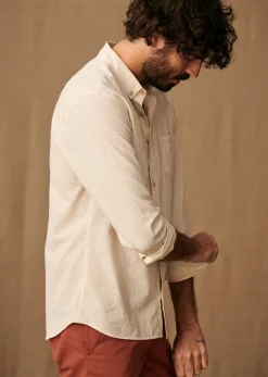 Discount Sezane Hemd Charlie Baumwolle Leinen