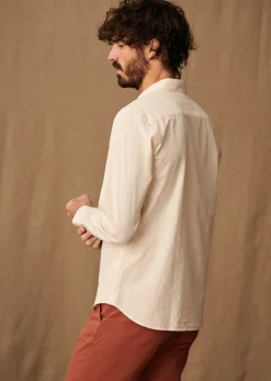 Discount Sezane Hemd Charlie Baumwolle Leinen