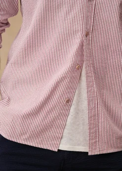 Sale Sezane Hemdbluse Charlie Aus Seersucker