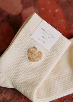 New Sezane Herz Socken