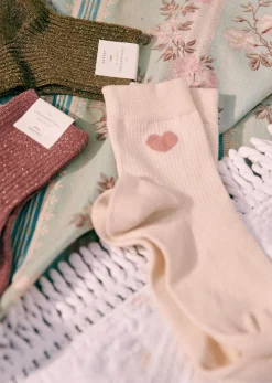 New Sezane Herz Socken