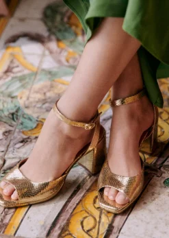 Sale Sezane Hohe Sandalen Maxine