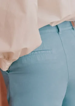 Online Sezane Hose Gavi Hellblau