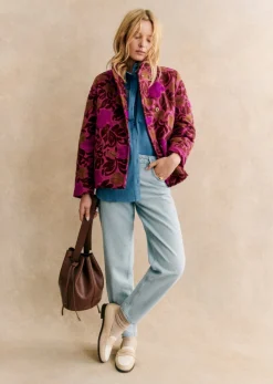 Online Sezane Hose Le Mum Blau Snow