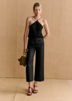 Outlet Sezane Hose Martin Crop