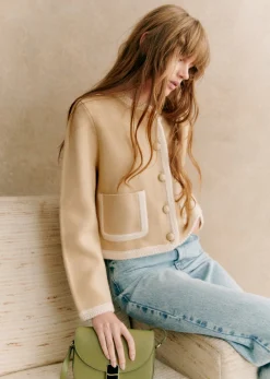 Online Sezane Jacke Auguste