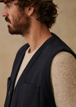 Sezane Jacke Edern Marine