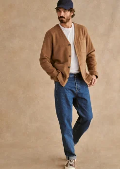 Clearance Sezane Jacke Landry Camel
