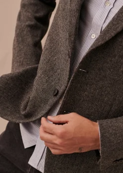Clearance Sezane Jacke Lucas Tweed