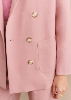 Discount Sezane Jacke Michele - Solidarische Kreation Rosenholz meliert