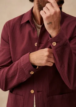 Best Sezane Jacke Tim Coton Texturé