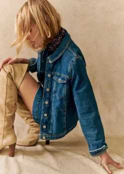 Sezane Jacke Wilfrield Denim