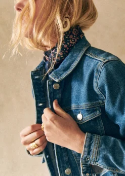 Sezane Jacke Wilfrield Denim