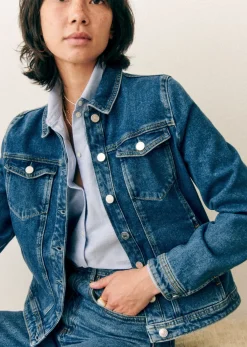 Sezane Jacke Wilfrield Denim
