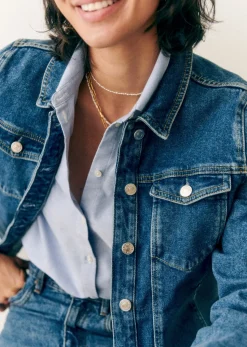 Sezane Jacke Wilfrield Denim
