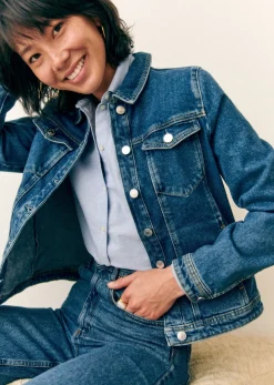 Sezane Jacke Wilfrield Denim