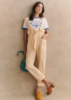 Clearance Sezane Jumpsuit Agape Creme