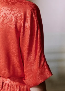 Best Sezane Jumpsuit Joan Tangerine