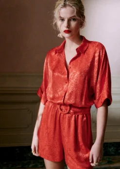 Best Sezane Jumpsuit Joan Tangerine