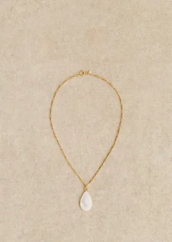 Discount Sezane Kette Gwenael Perlmutt goldfarben