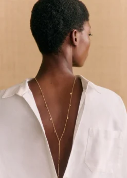 Sale Sezane Kette Robin Goldfarben