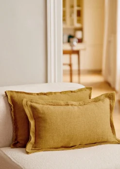 Online Sezane Kissen Leinen -  Großes Modell