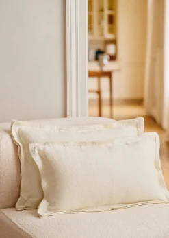 Online Sezane Kissen Leinen - Kleines Modell