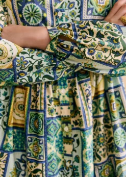 Outlet Sezane Kleid Himleda - Sézane X Momonì Mosaic