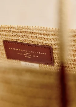 New Sezane Korb Paloma Naturfarben