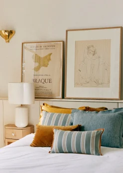 Sezane Lampe Mezzo - Creme Boléro Lampenschirm - Ecru Jute